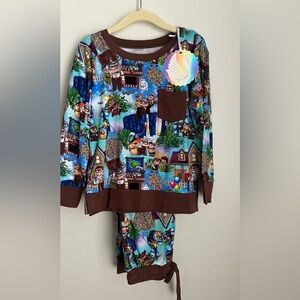 Sugar Swan 🦢🤎 UP daywear set 4T